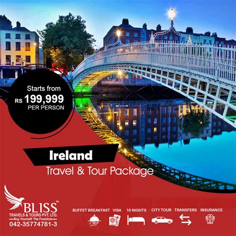 ireland bus vacation tours packages.